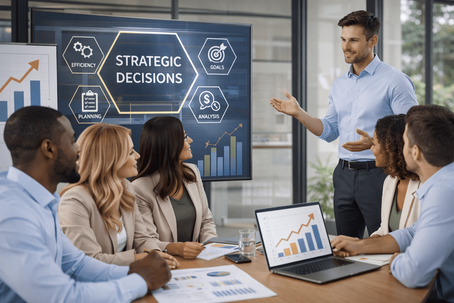 Startup team collaborating on internal tools for project management, CRM, analytics, and automation to optimize operations.