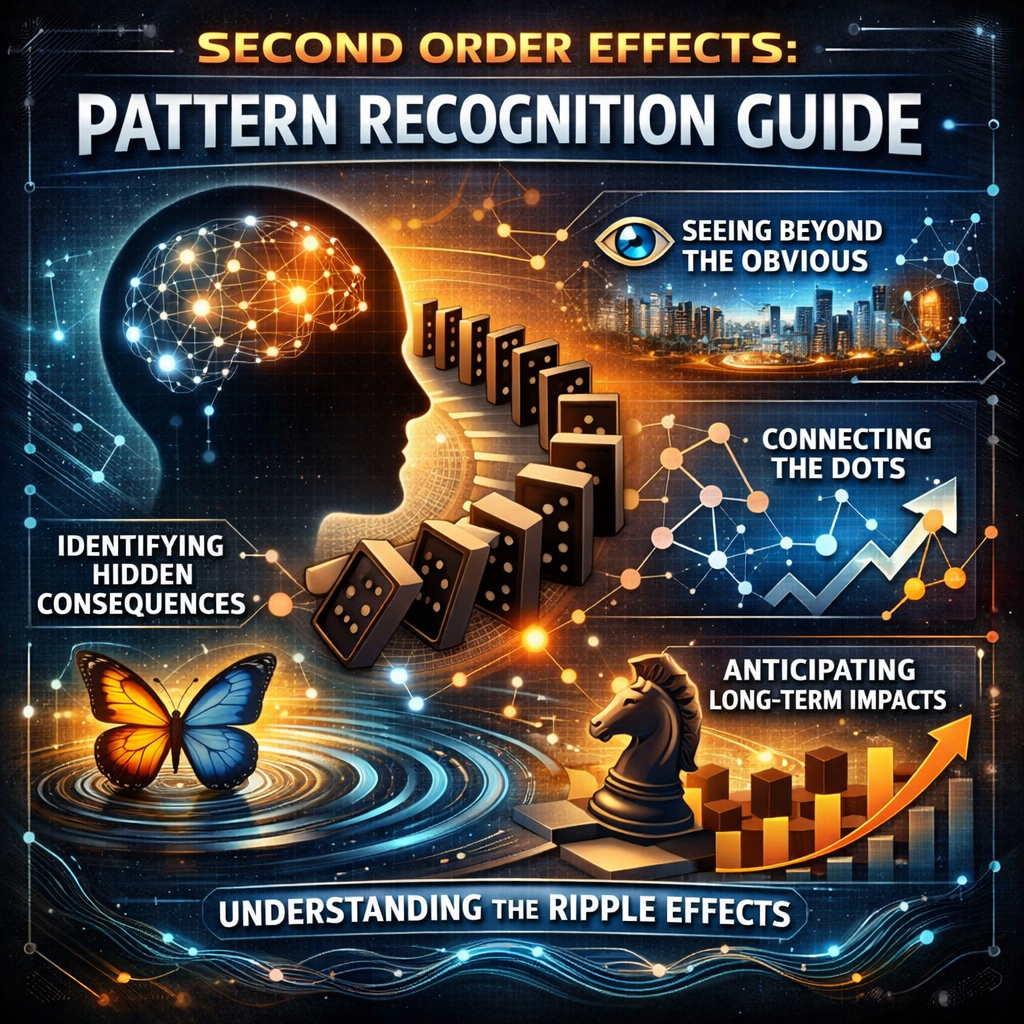 Second order effects explained through pattern recognition and insight