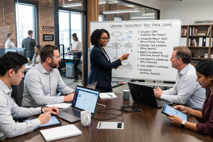 What a Growing Consulting and Technology Services Firm Actually Needs From Its Tech Stack